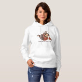 Pull À Capuche Paresseux Comme Noël (Devant entier)