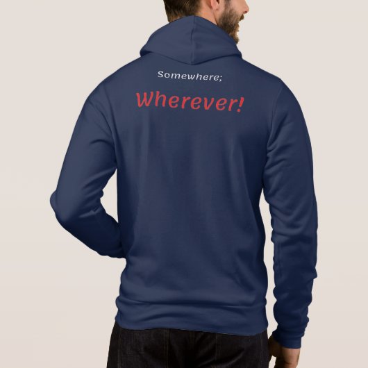 Pull À Capuche Partout, Où ! T-shirt (Dos)