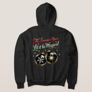 Pull À Capuche Parure Magique de Noël pour Hommes Vêtements Cosy