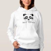 Pull À Capuche Pas aujourd'hui Panda (Devant)