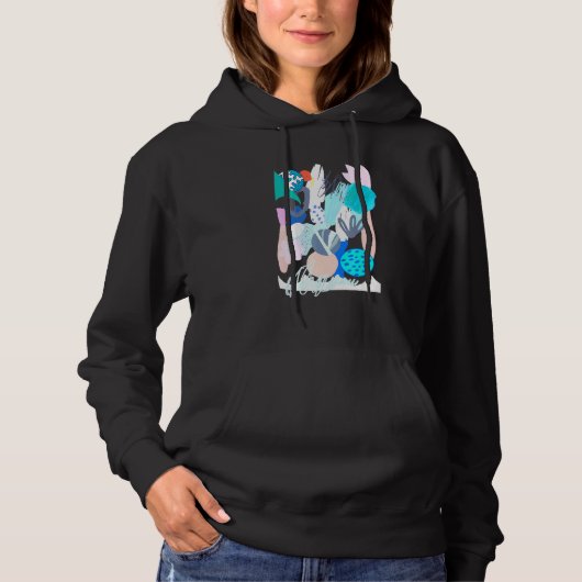 Pull À Capuche Pastel Goth Art Cool ART Abstrait Tee (Devant)