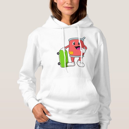 Pull À Capuche Patinage avec skateboard (Devant)