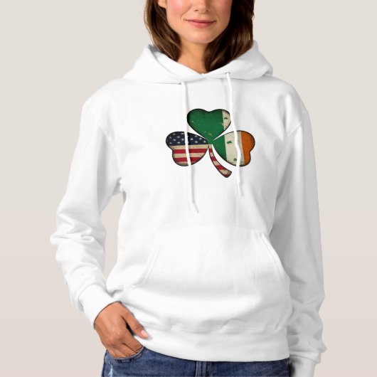 Pull À Capuche "Patrimoine chanceux" 🍀 🇺 🇸 🇪 (Devant)