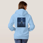 Pull À Capuche Patte avant bottes au clair de lune (Dos entier)