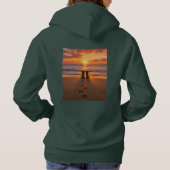 Pull À Capuche Pattes avant bottes dans le coucher du soleil (Dos)