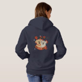 Pull À Capuche Paw-la La La La! Funny Christmas Pet Lovers Sweats (Dos entier)