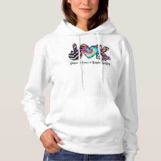 Pull À Capuche Peace Love Kindergarten Enseignant Enseignant Kind