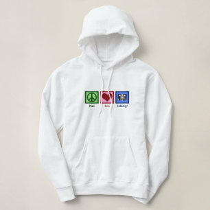 Pull À Capuche Peace Love Radiology Femmes