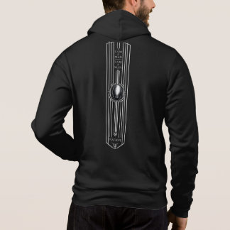 PULL À CAPUCHE PEAFDOVE® SILVER EGG ZIP HOODIE — I AM A MAN