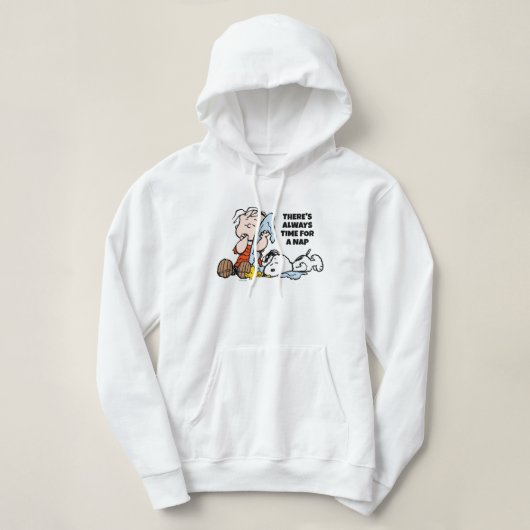 Pull À Capuche Peanuts | Linus, Snoopy & Woodstock (Design devant)