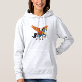 Pull À Capuche Pégase volant (Devant)