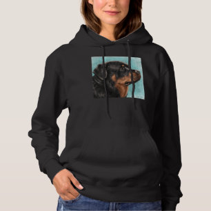 Pull À Capuche Peinture D'Une Rotation Adorable Du Côté L