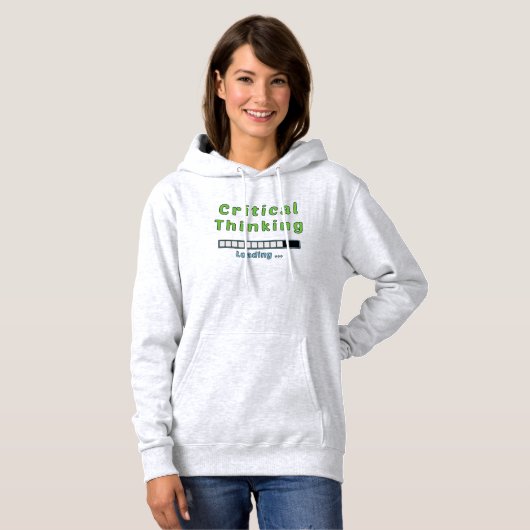 Pull À Capuche Pensée critique (Devant entier)