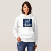 Pull À Capuche Pensez comme un proton toujours positif Science (Devant entier)