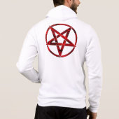 Pull À Capuche Pentagramme du Diable Rouge (Dos)