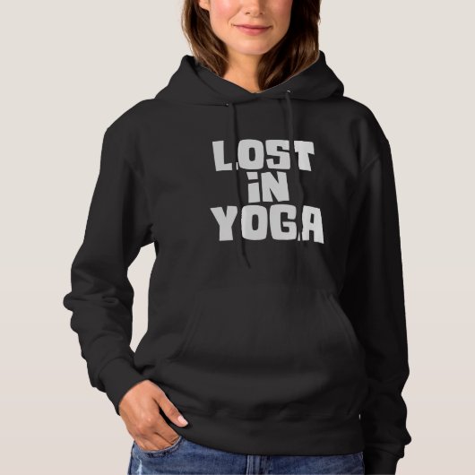 Pull À Capuche Perdu En Yoga (Devant)