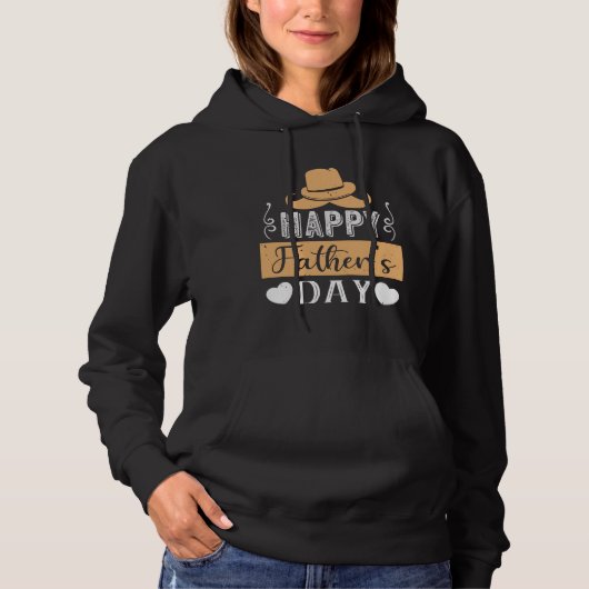 Pull À Capuche Père - Bonne fête des Pères (Devant)