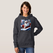 Pull À Capuche Père Noël de Motor City (Devant entier)