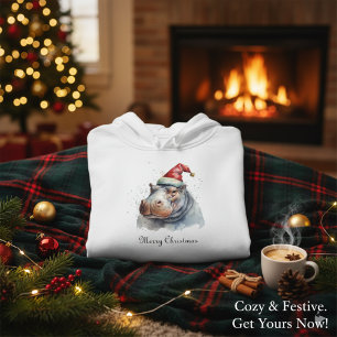 Pull À Capuche Père Noël Little Hippo, coutume