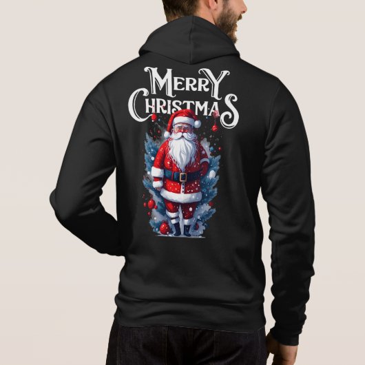Pull À Capuche Père Noël vintage (Dos)