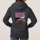 Pull À Capuche Personalized Race Car Name Number (Dos)