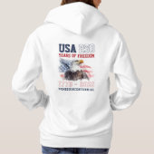 Pull À Capuche Personalized USA 1776 America's 250th Anniversary (Dos)