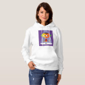 Pull À Capuche Personnage à tête orange (Devant entier)