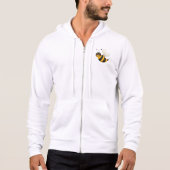 Pull À Capuche Personnage d'abeille joyeuse abeille à bourdonneme (Devant)