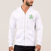 Pull À Capuche Personnage de Pieuvre Verte Monstre Marin Excentri (Devant)