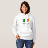 Pull À Capuche Personnalisation Irlande Drapeau Irlandais Vert (Devant entier)