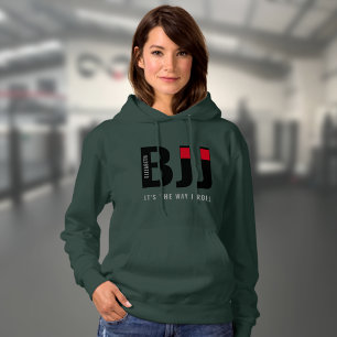 Pull À Capuche Personnalisé BJJ féminin