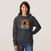 Pull À Capuche Petit fantôme de crâne d'Halloween pour se réveill (Devant entier)