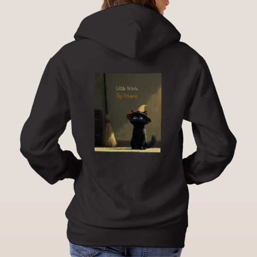 Pull À Capuche Petite Sorcière, Grands Rêves (Dos)