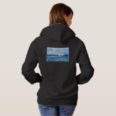Pull À Capuche Phare en bleu (Dos entier)