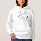 Pull À Capuche Physique Math Formule Enseignant Molécules étudian (Devant)