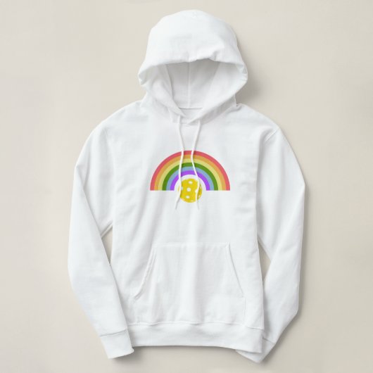 Pull À Capuche Pickleball Rainbow (Design devant)