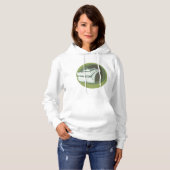 Pull À Capuche Pile d'argent en espèces verts (Devant entier)