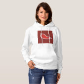 Pull À Capuche Piment Rouge (Devant entier)