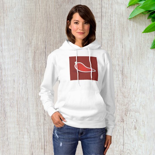 Pull À Capuche Piment Rouge