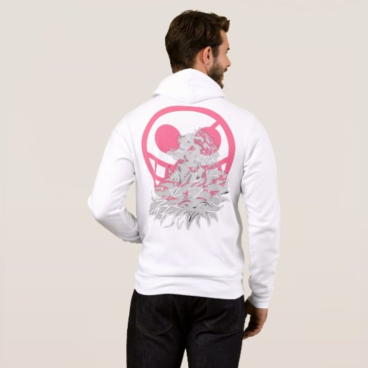Pull À Capuche Pink String Tyrant Hoodie – Underworld Joker Style (Dos entier)