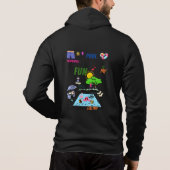 Pull À Capuche Piscine Amusement (Dos)