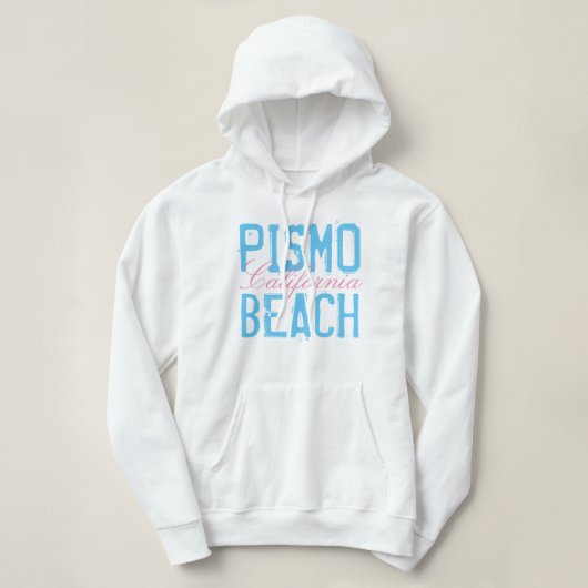 Pull À Capuche Pismo Beach California (Design devant)