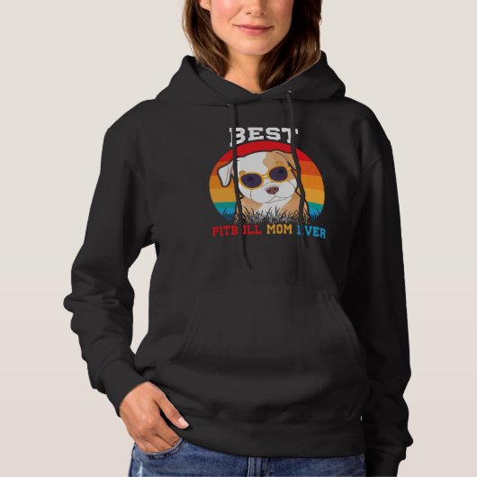 Pull À Capuche Pitbull Mom (Devant)