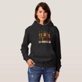 Pull À Capuche Pixie Bob Chat propriétaire Noël Arbre Noël Chat (Devant entier)