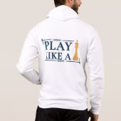 Pull À Capuche Play Like a King – Power Strategy Quote - Style A (Dos)