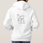 Pull À Capuche Playera feliz año nuevo con corazones (Dos)