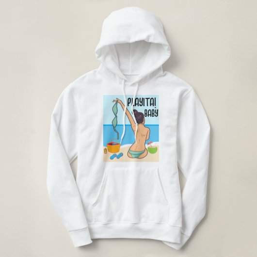 PULL À CAPUCHE PLAYITA BABY (Design devant)