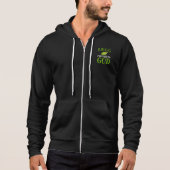 Pull À Capuche Pleinement Compter Sur Dieu F. R. O. G - Grenouill (Devant)