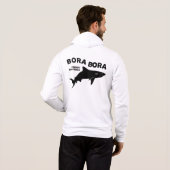 Pull À Capuche Plongée De Requin À Bora Bora (Dos entier)