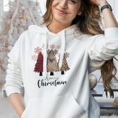 Pull À Capuche Pneumatiques rustiques mignonette Campagne Arbre d